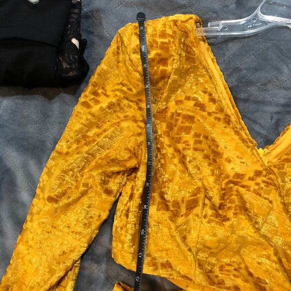 Mustard Mini Dress - Picture 4 of 8